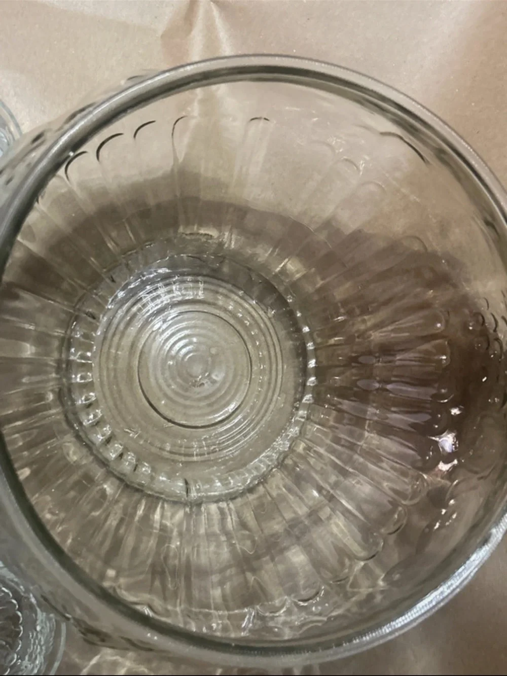 Clear Glass Serving Bowl - Transparent Glass Serveware